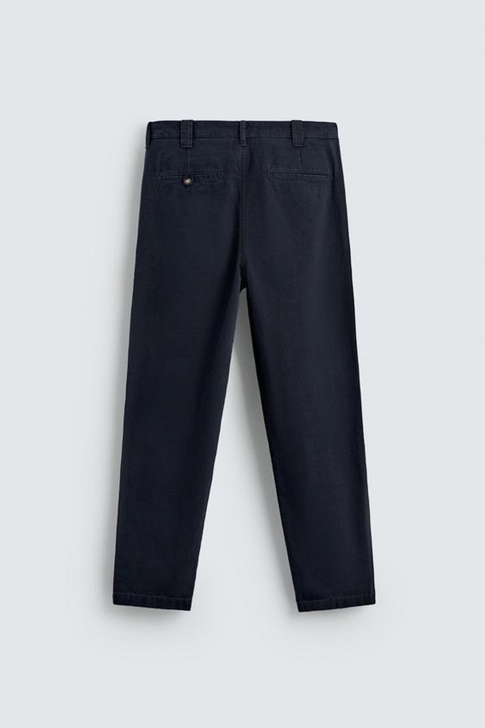 ZARA БРЮКИ ЧИНОС STRAIGHT FIT, МОРСКОЙ СИНИЙ