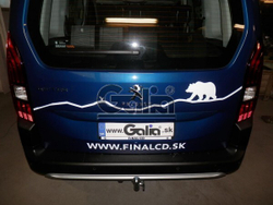 Фаркоп оцинкованный Galia C052A для Peugeot Partner 2008-, Citroen Berlingo 2008-(паспорт и сертификат в комплекте)(без электрики)