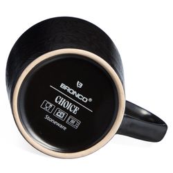 НАБОР КРУЖЕК BRONCO "CHOICE BLACK" 400 МЛ =4 ШТ