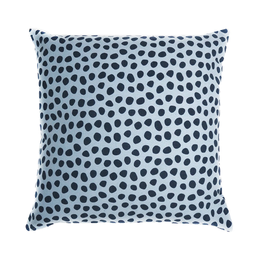 Чехол для подушки из хлопка с принтом funky dots, серо-голубой cuts&pieces, 45х45 см