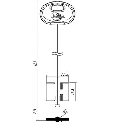 МЕТТЭМ-05ПЛ (127x17.8х22.2х2.5)(5.0) МЕТТЭМ РФ MET5DP 15261