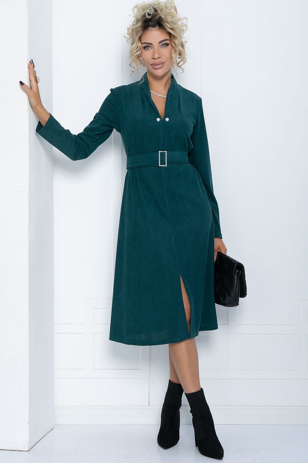 Платье Дарьяна НЬЮ (изумрудное) П12107 LT Collection