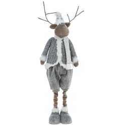 GAEM Игрушка набивная "Олень" (телескоп ноги), L49 W20 H116/45 см, 2в.