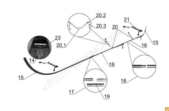 Байдарка Stream Хатанга Travel 1