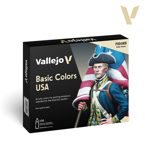 Model Color Set: Basic Colors USA (16)