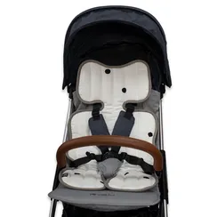 Матрасик стеганый Organic Factory Горох, белый