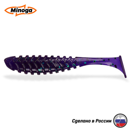 Силиконовая приманка "Minoga" COOPER 4,0"(4шт) 100мм, 6,1гр, цвет 007