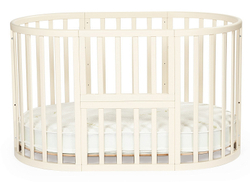 Детская кроватка Bebizaro Heirloom маятник поперечный BZHMM/02/VA VANILLA