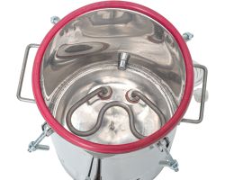 Домашний автоклав «Малыш Нерж с ЭБУ», с фальшдном, объем 22л