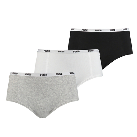 Женское нижнее белье PUMA MINI SHORT 3P PACK