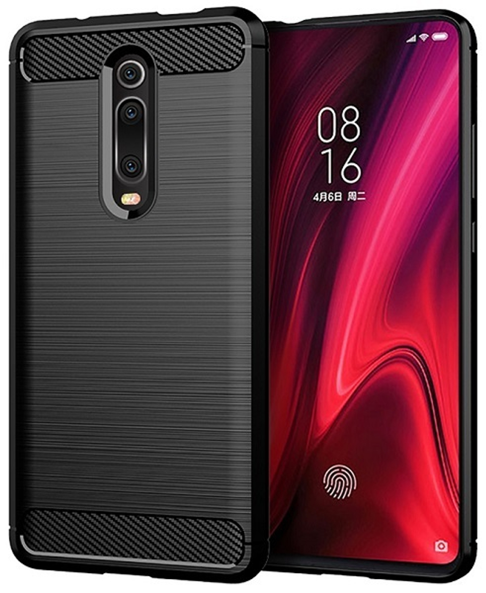 Чехол для Xiaomi Mi 9T (9T Pro, Redmi K20, K20 Pro,K20 Pro Premium) цвет Black (черный), серия Carbon от Caseport