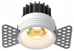 Встраиваемый светильник Maytoni Round DL058-7W2.7K-TRS-W