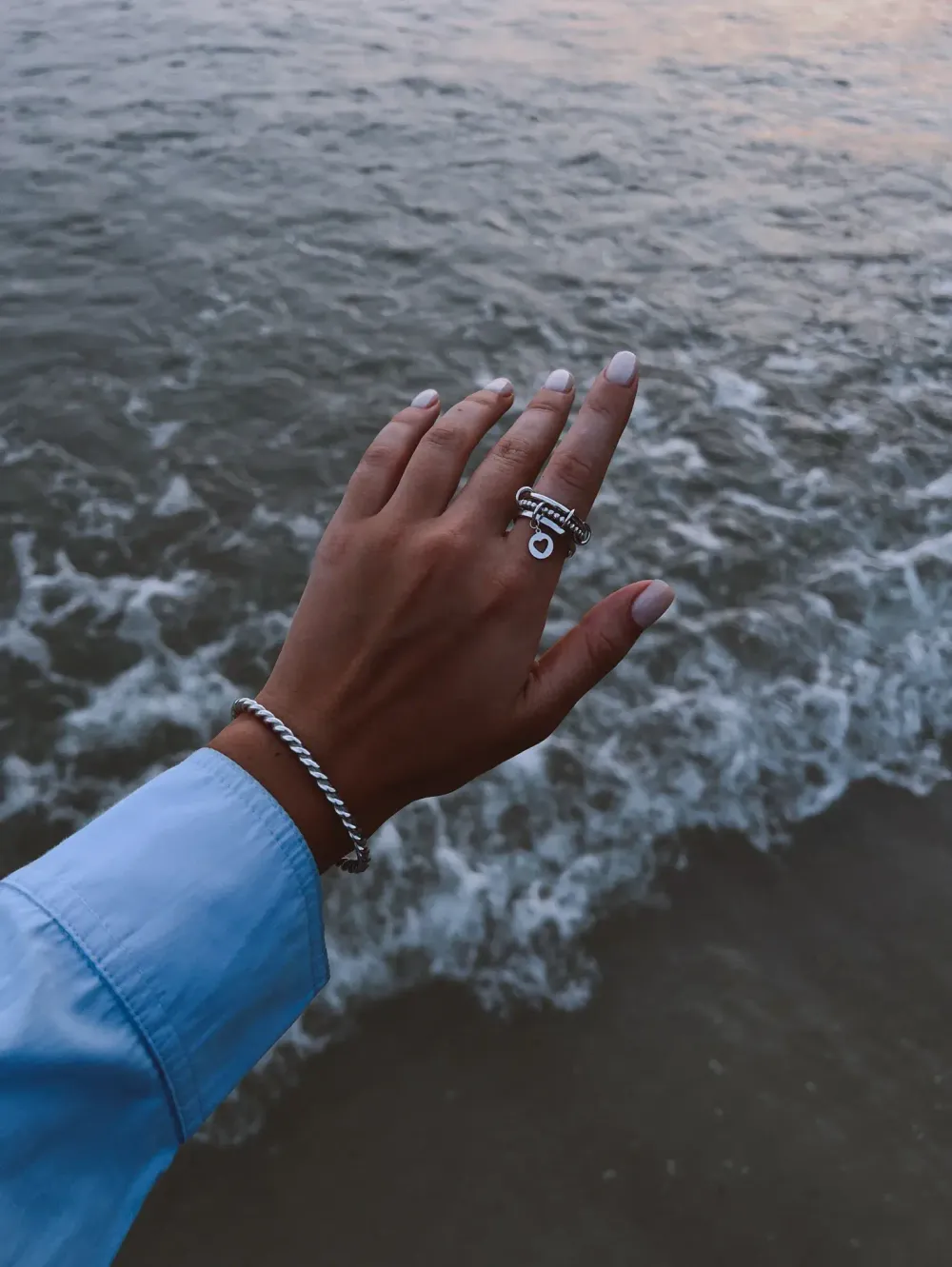 Кольцо тройное Bubble