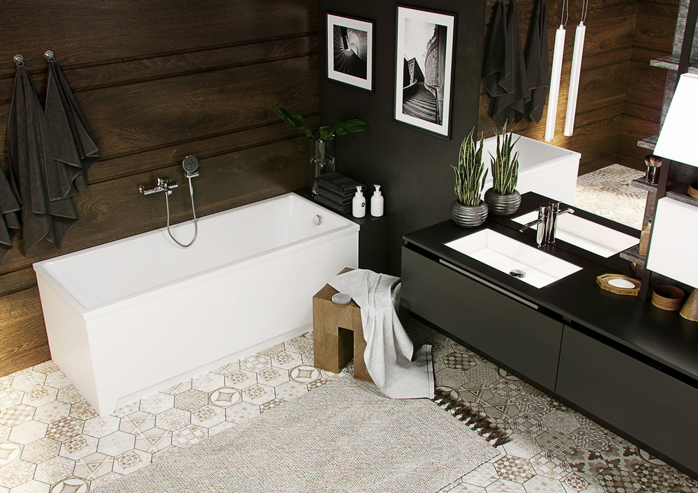 Акриловая ванна Aquatek (Акватек) Лайма 170x70, с каркасом