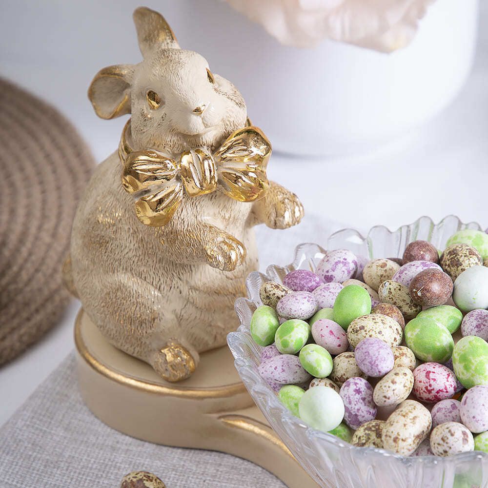 Фруктовница-конфетница Кролик Банни Айвори с чашей Аврора