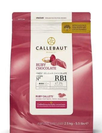 Шоколад рубиновый Ruby Callebaut 100 г