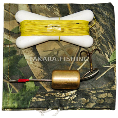 Отцеп Takara латунь с тройником в чехле 300г