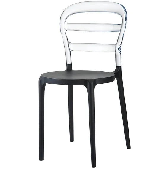 Стул Miss Bibi черный/прозрачный | Siesta Contract | Турция