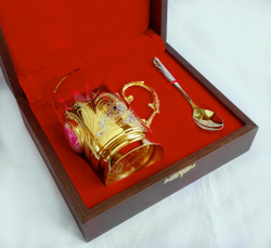 Подстаканник "Розовый агат"