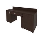 Столс 2-мя тумбами и бортиком Light С-СТ-170