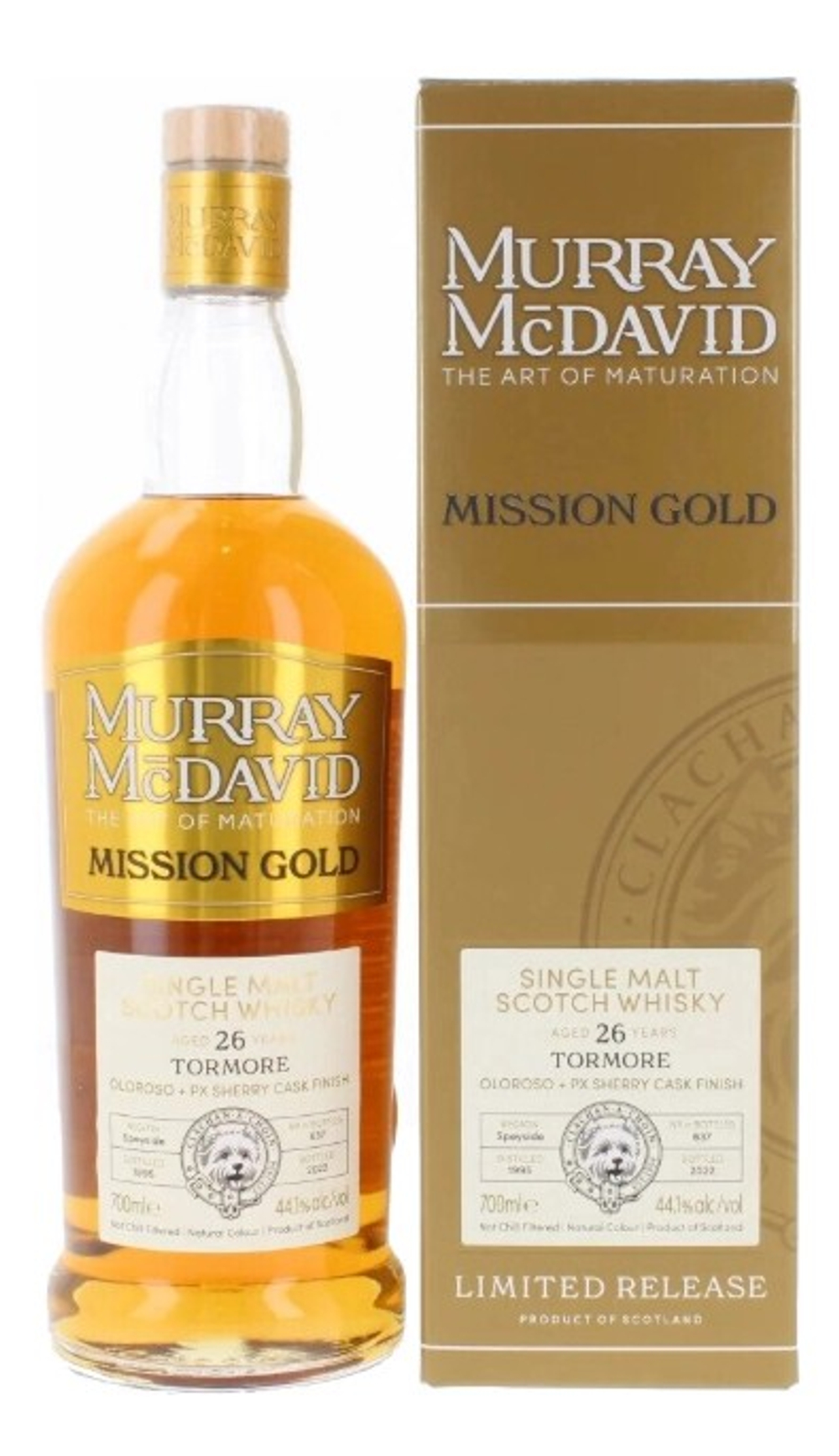 Виски Murray McDavid, Mission Gold Tormore 26 Years Old, 0.7 л