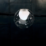 Pendant design lamp  28.37 by Bocci (Clear)