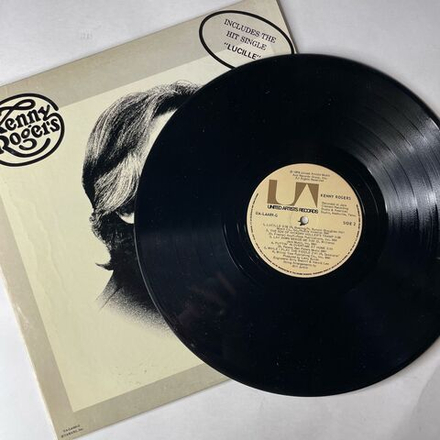 Винтажная виниловая пластинка LP Kenny Rogers (Канада 1976) Lucille