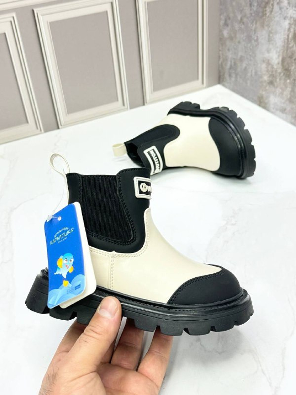 Детские кожаные ботинки Buba VL