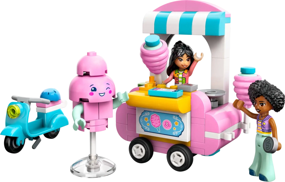Конструктор LEGO Friends 42643 Подставка для сладкой ваты и скутер