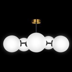 Люстра на штанге 33 идеи S01WH CHN800S.05.17BL.PA-S01WH