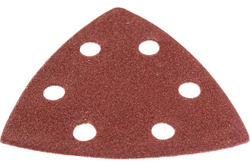 Треугольник шлифовальный универсальный 5 шт. (93х93х93 мм; Р120) "МАСТЕР" Зубр 35583-120