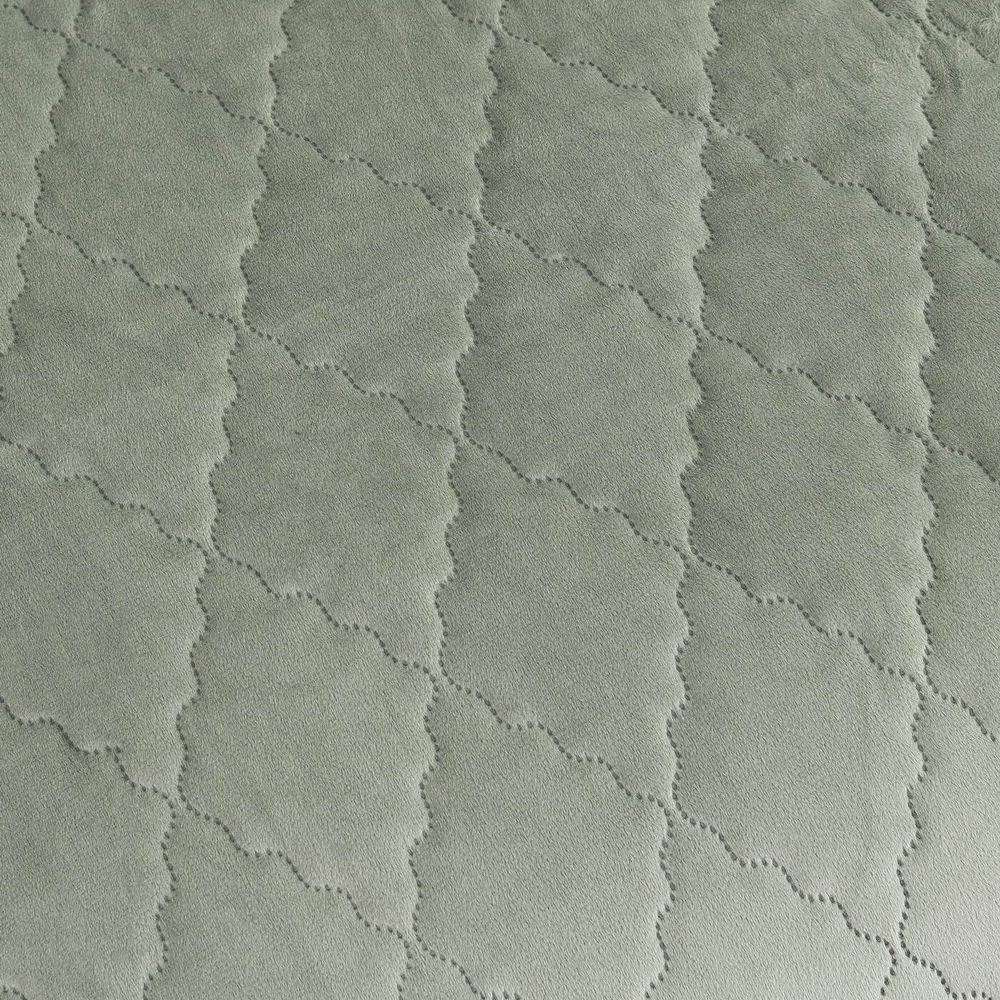 Покрывало 160х220 и наволочка 50x70 Sofi De MarkO Деметра зеленое