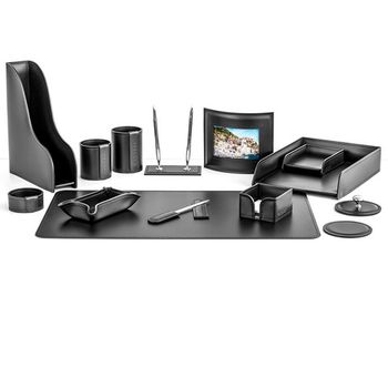 Настольный набор из кожи Cuoietto серии Business из 14 предметов (NBCB14.1)