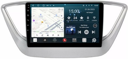 Магнитола для Hyundai Solaris 2 2017-2022 - Redpower 167 Android 10, ТОП процессор, 6Гб+128Гб, CarPlay, SIM-слот