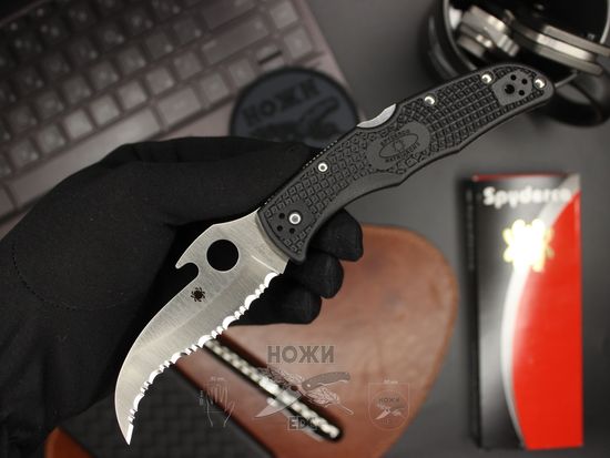 Складной нож Spyderco Matriarch 2 Emerson C12SBK2W c клинком из стали VG-10, рукоять FRN