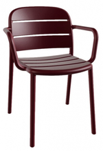 Кресло пластиковое Papatya Beykoz-K, гранатовый