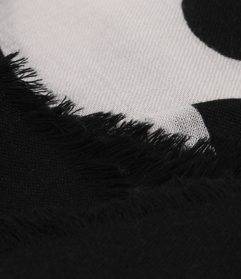 Хлопчатобумажная шаль Moschino - черный(50118 M5134)