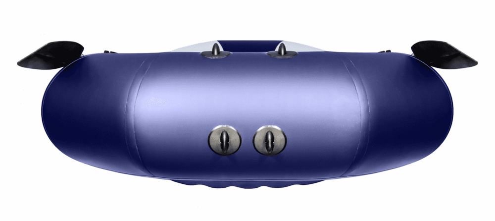 Гребная лодка ПВХ ТАЙМЕНЬ N-270 НД серый-синий