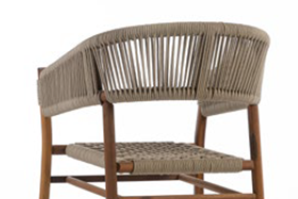Monaco Chair кресло деревянное, массив ироко