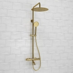 Душевая система WasserKRAFT Sauer A188.263.348.PG Thermo золото