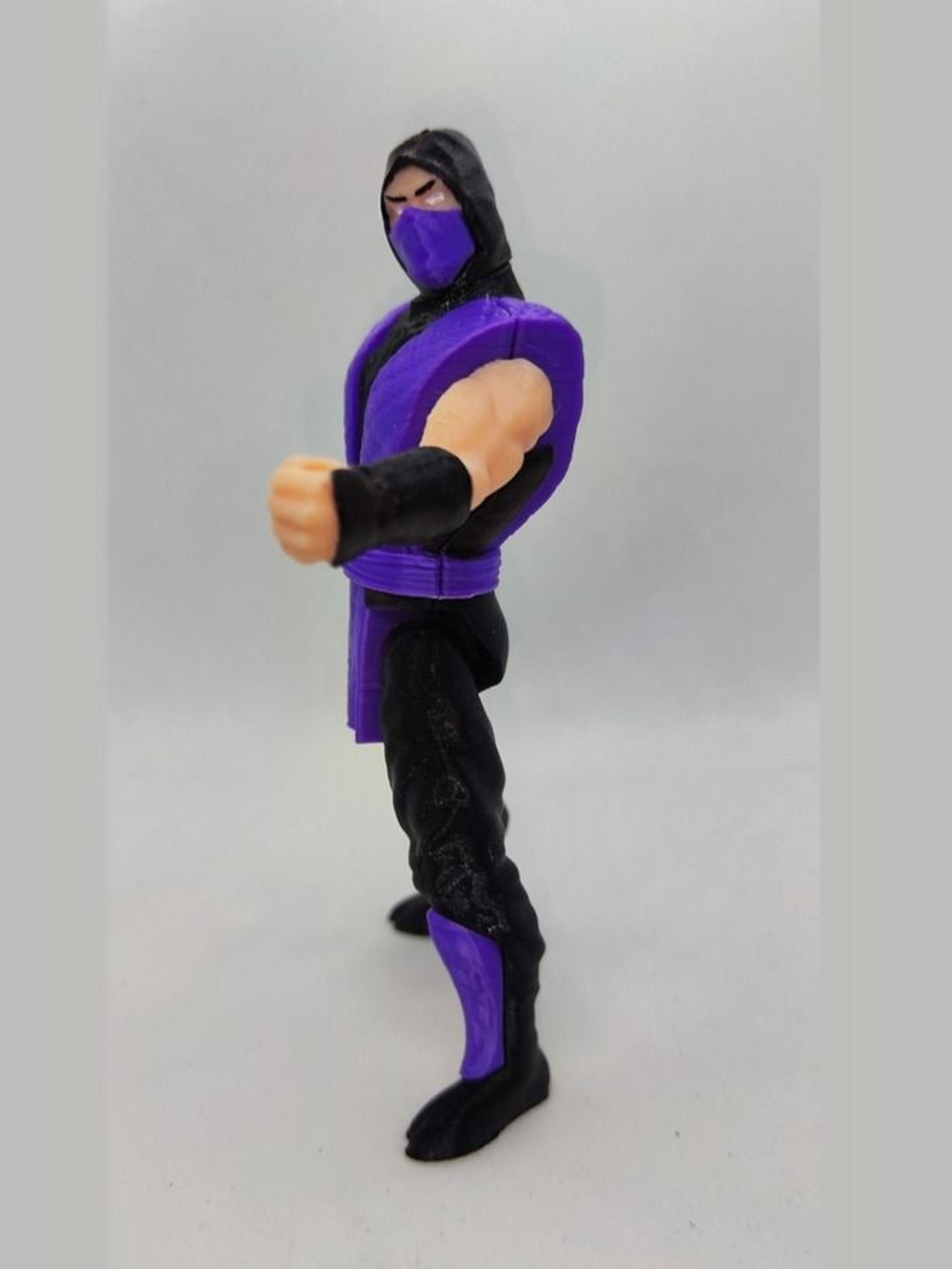 Подвижная фигурка "Рэйн" Mortal Kombat, пластик, цвет фиолетовый