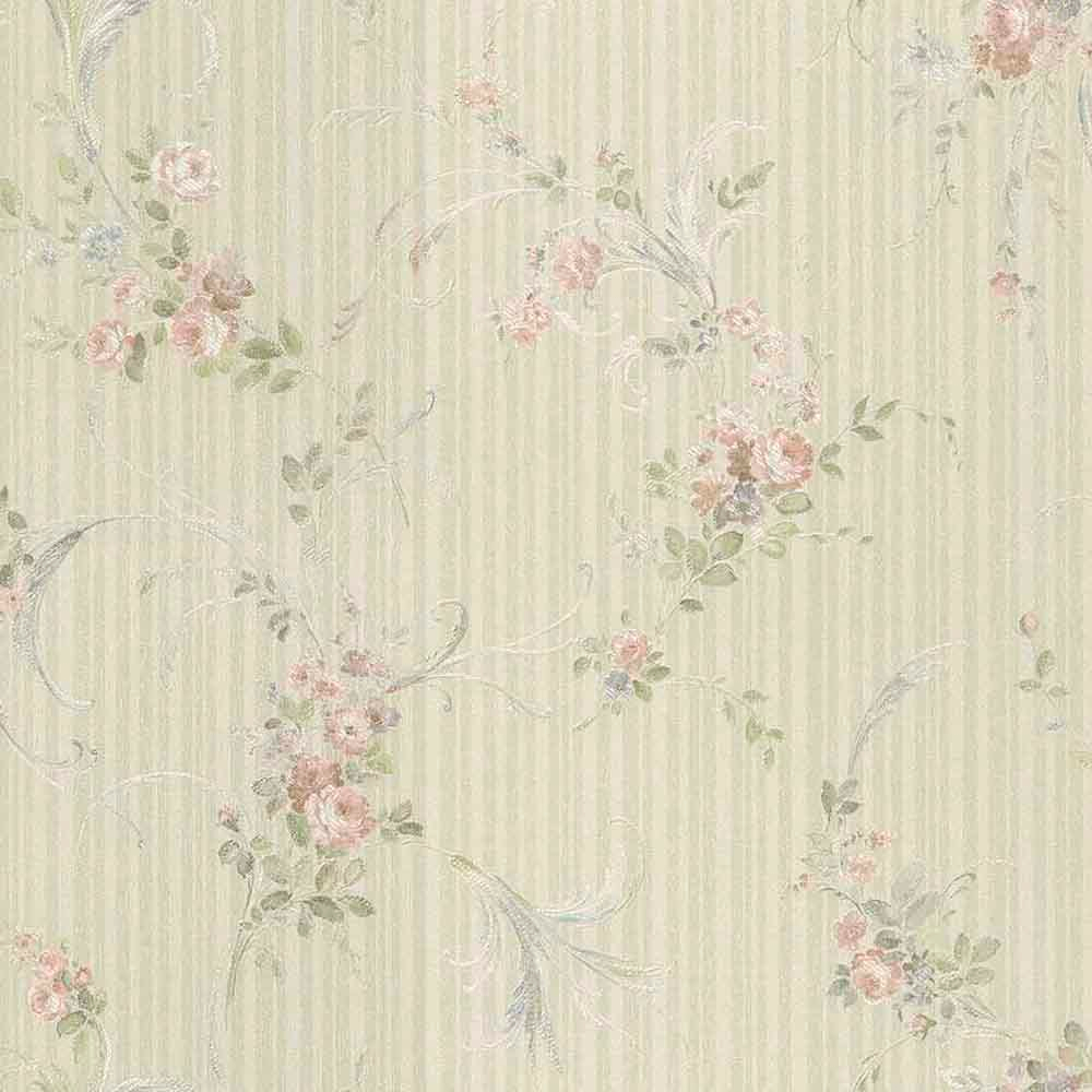44615 (4163) Обои Zambaiti (Satin Flowers III) 10,05х0,53 винил на бумаге