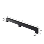 Конвектор напольный Royal Thermo STEP-130/130/2100-2-N-BL-LG-BL
