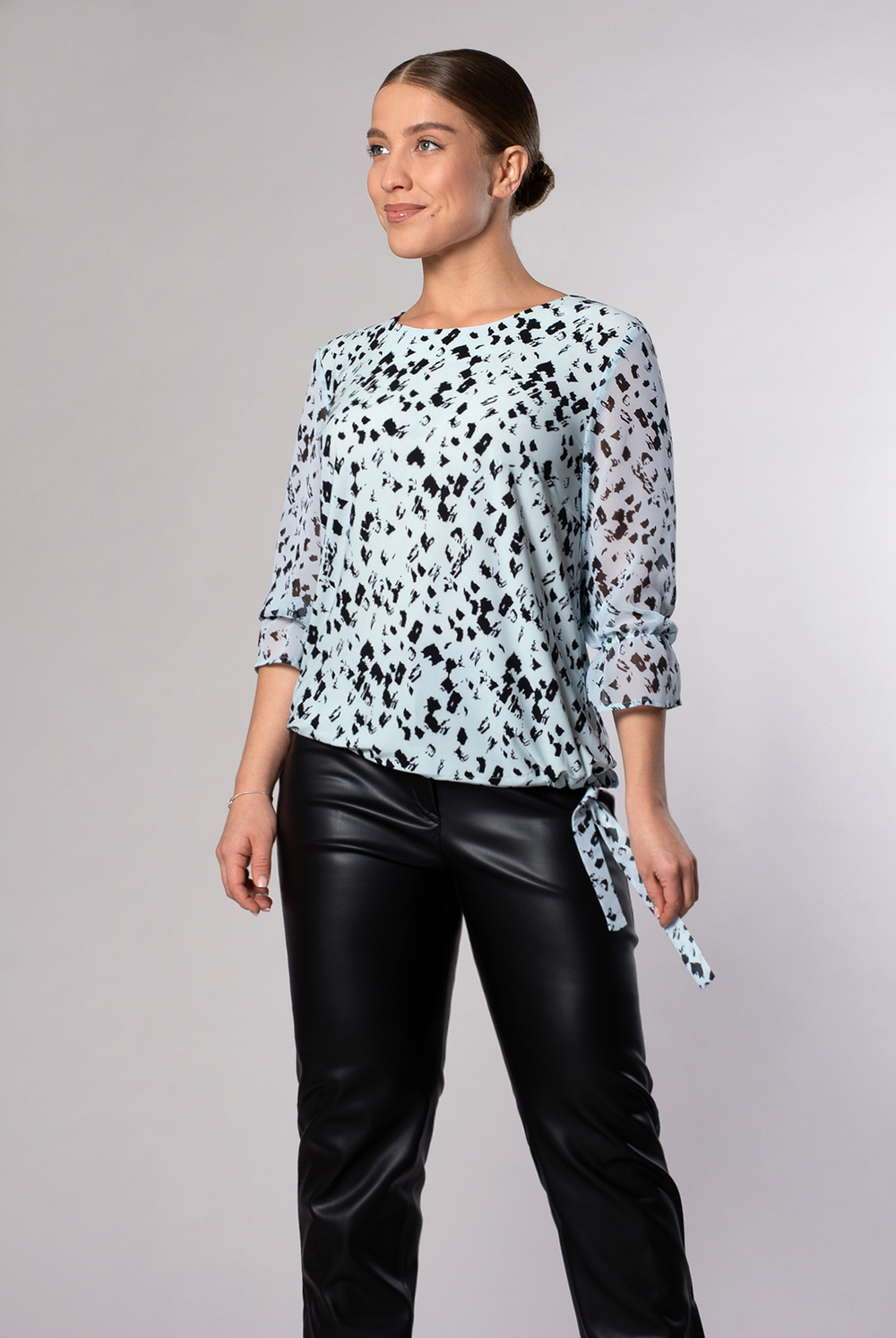 Блузка женская 4190зп, графика гол #172ГГо094190зп