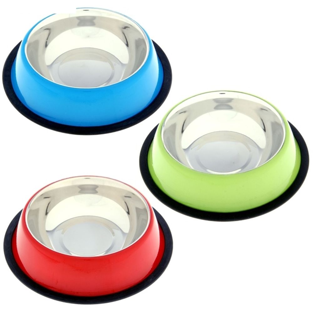 Миска нескользящая цветная 700 мл.