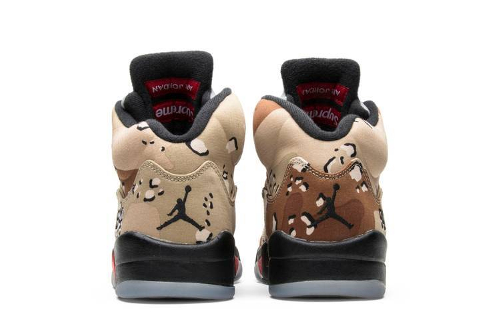 Кроссовки Supreme X Jordan Air Jordan 5 Retro Desert Camo