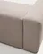 Угловой диван Blok бежевого цвета из синели, 5 мест, с правым сиденьем, 320 x 255 см