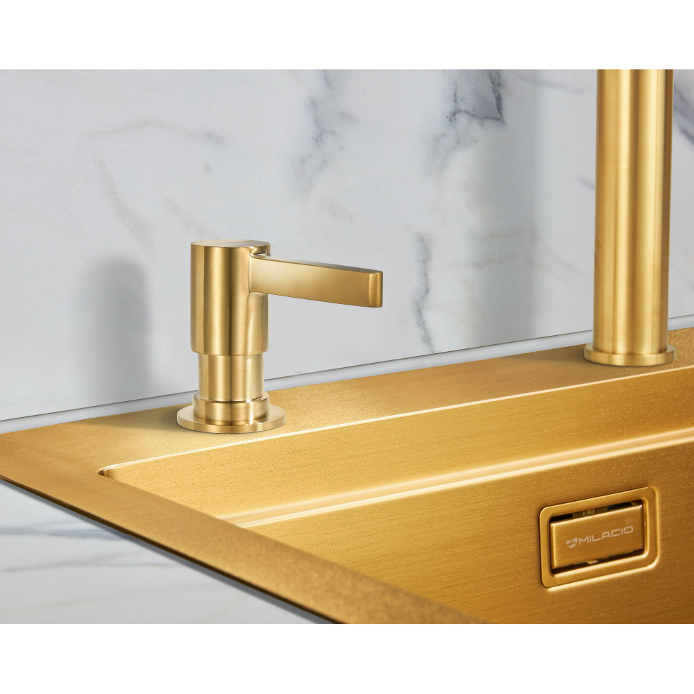 Дозатор для жидкого мыла Milacio MCU.933.GD, золото