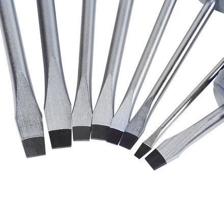 Цена на KING TONY (30118MR) Набор шлицевых отверток (SL) 8 предметов