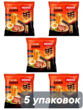 Лапша Reena Bo Ham С острой томленой говядиной 115 г x 5 шт